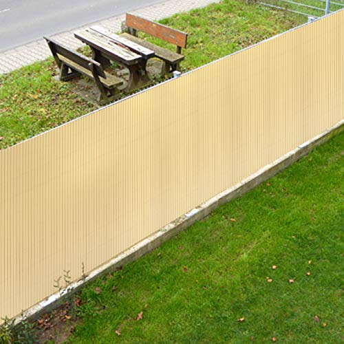 Sekey PVC Sichtschutzmatte Stabiler Sichtschutzzaun mit Kabelbindern, Wetterfest Sichtschutz für Balkon Garten Terrasse… – Bild 7