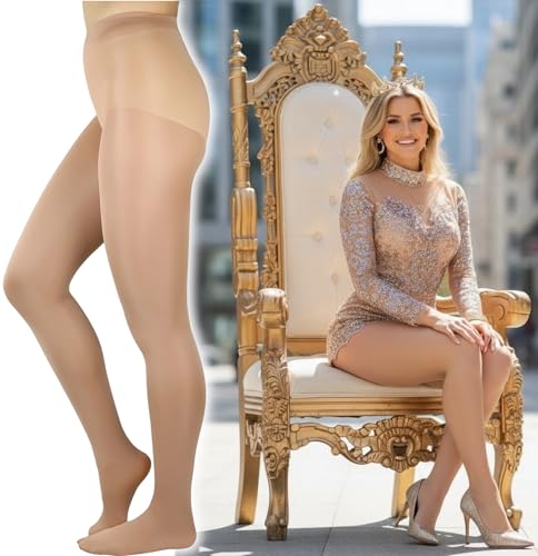 Image of ToBeInStyle Women's Shine & Shimmer Metallic Pantyhose Opaque Lurex Tights
