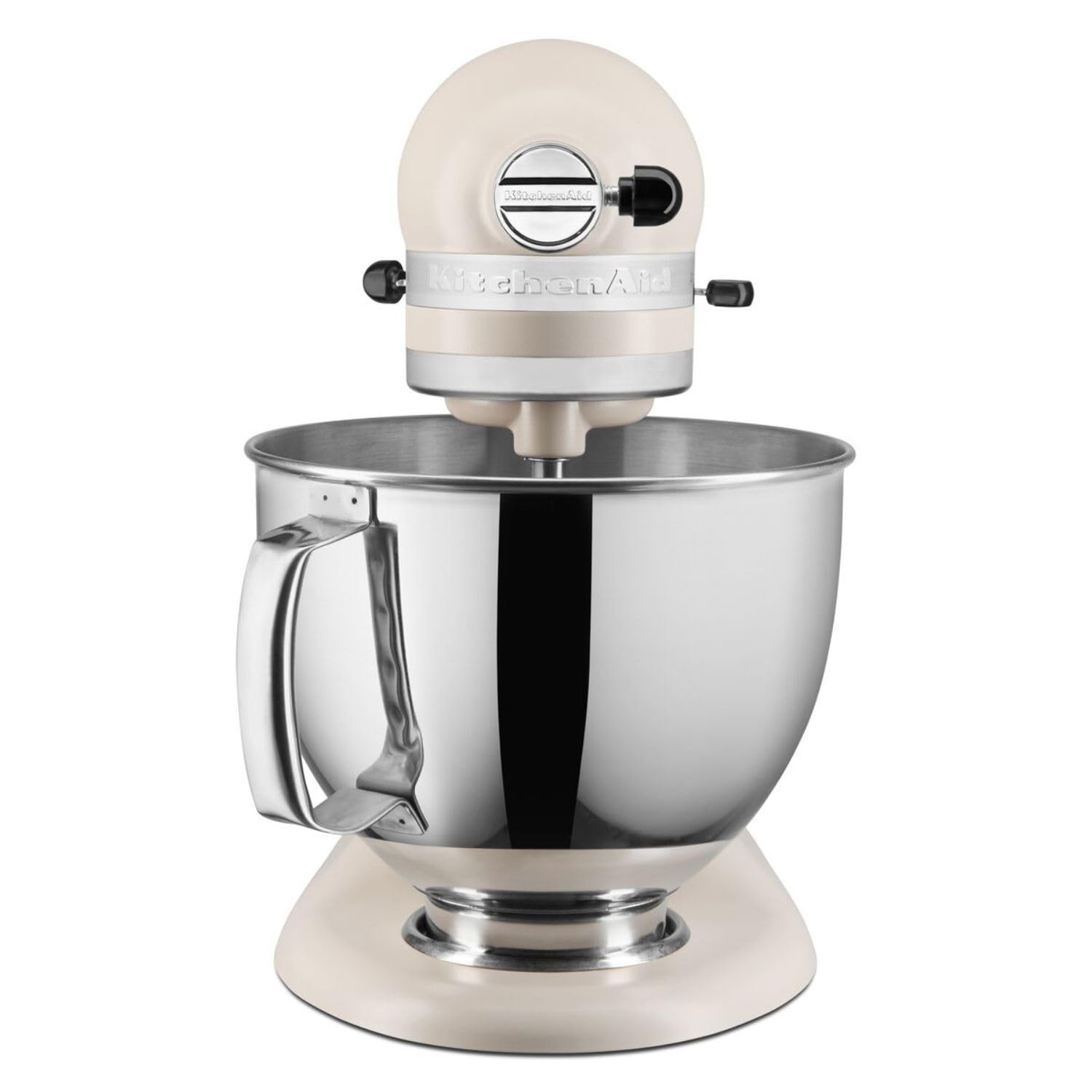 KitchenAid Küchenmaschine - Artisan - Kippbarem Food Processor - Teigknetmaschine mit 3 Zubehör und Schüssel aus Edelstahl - 4.8 L - Milchshake 5KSM125EMH