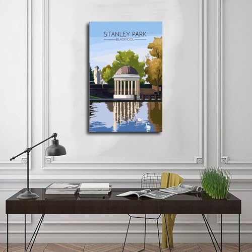 Impression sur toile Stanley Park pour chambre à coucher zen - 3