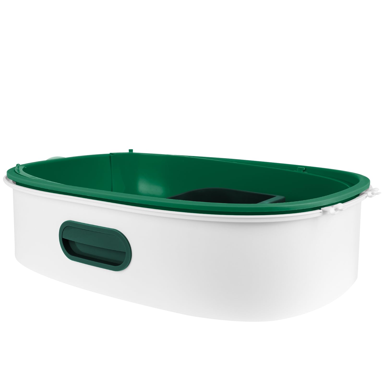 Lettiera per gatti autopulente/lettiera autopulente/casa di toilette per gatto/con confezione deodorante (Top)/ lettiera sterilizzata a raggi ultravioletti (A, verde)