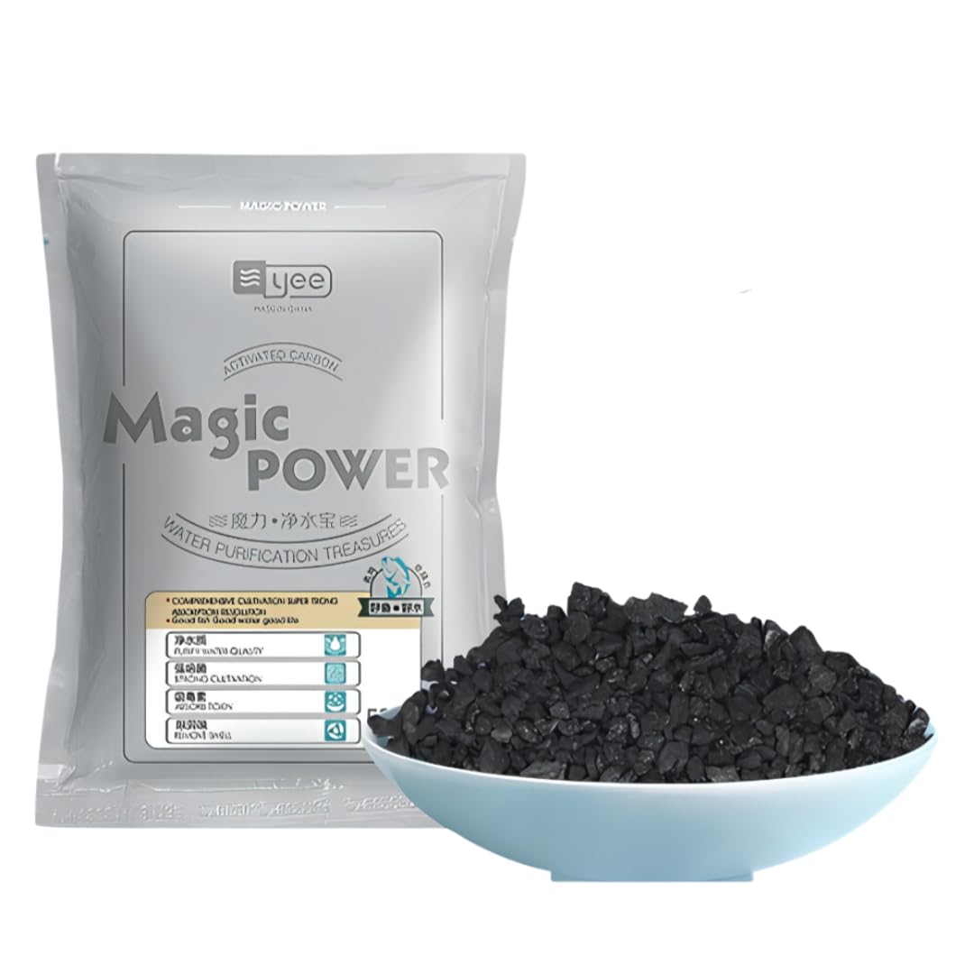 VAYINATO® Magic Powder Premium Activated Carbon Granules for Aquarium Water Purification with Net Bag 500g | to Remove Foul Smell from Aquarium & Makes It Crystal Clear by Petzlifeworld (B0CQGHM15H) Amazon Price History, Amazon Price Tracker