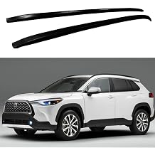 2PCS Decorative Roof Rail Fit for Toyota Corolla Cross 2022-2026 Sticker On Back