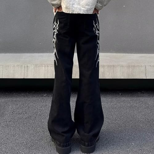 パンツ 2000's archive paint black buggy slacks パンツ 2000's