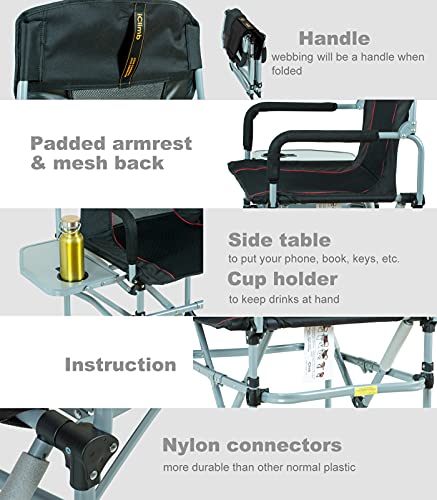 Iclimb 2 Heavy Duty Compact Folding Chair And 2 Two-Layer 3M Thinsulate Insulation Sleeping Bag Bundle For Two Adults Outdoor Indoor Camping Patio Porch Backyard Lawn Garden Balcony Concert Bbq #TOP7