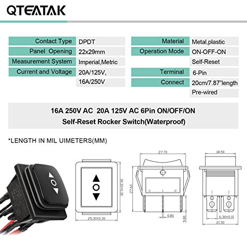 Interrupteur de commande moteur DC 12V noir pour circuits électriques extérieurs et auto