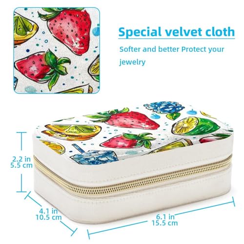 Boîte à bijoux de rangement portable avec compartiments modulaires