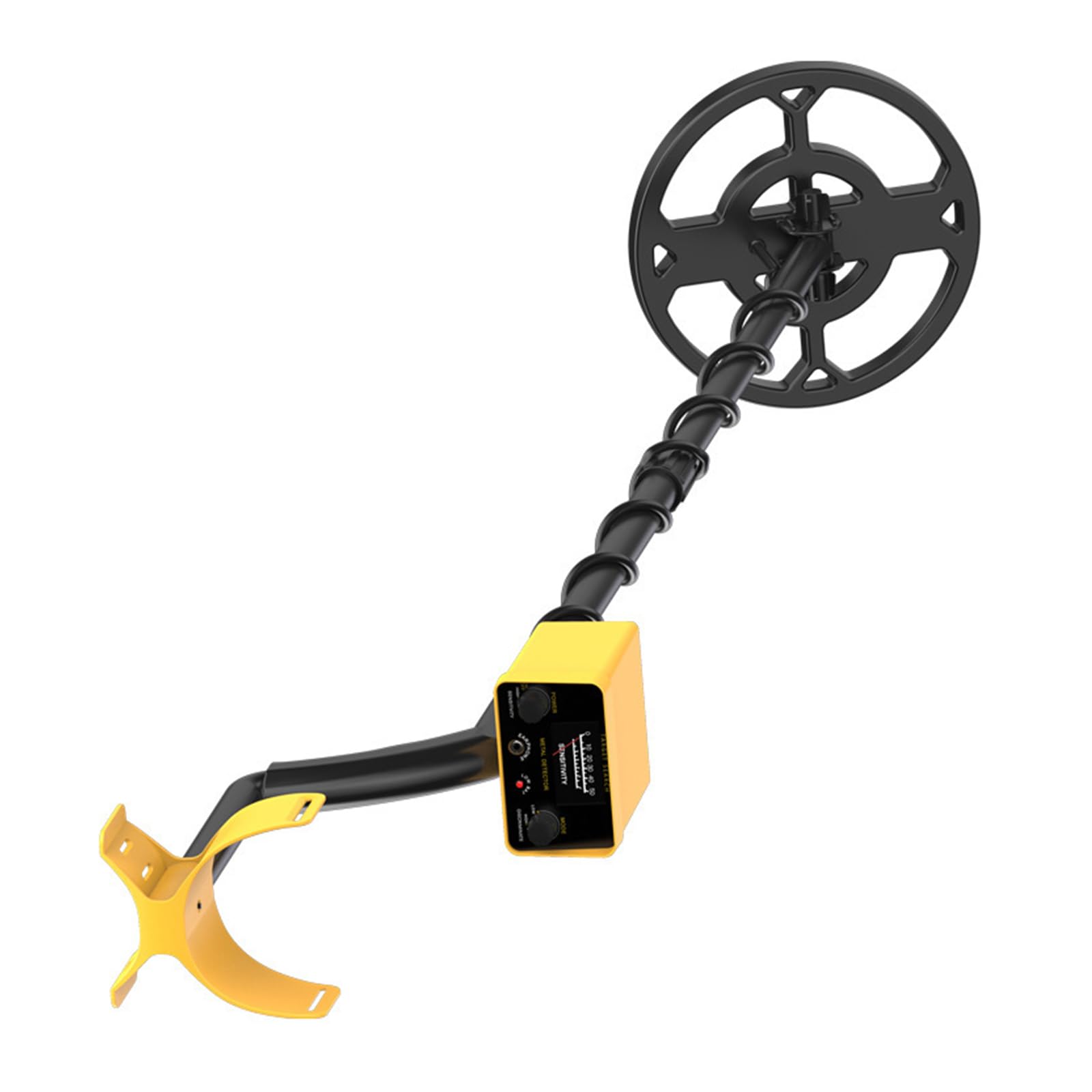 Zepfjhe Gold Height Metal Detector Featuring Pointers Display & Headphone Plugs Finder For Enhances Metal Detection Abs Transducer