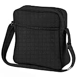 Bagbase Retro Flight/Travel Bag (7 Liters) (One Size) (Black/Dark Graphite)