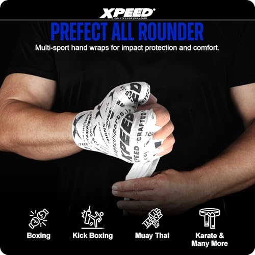 Image of Xpeed Printed Nylon Hand Wrap (Multicolour) - 1 Pair