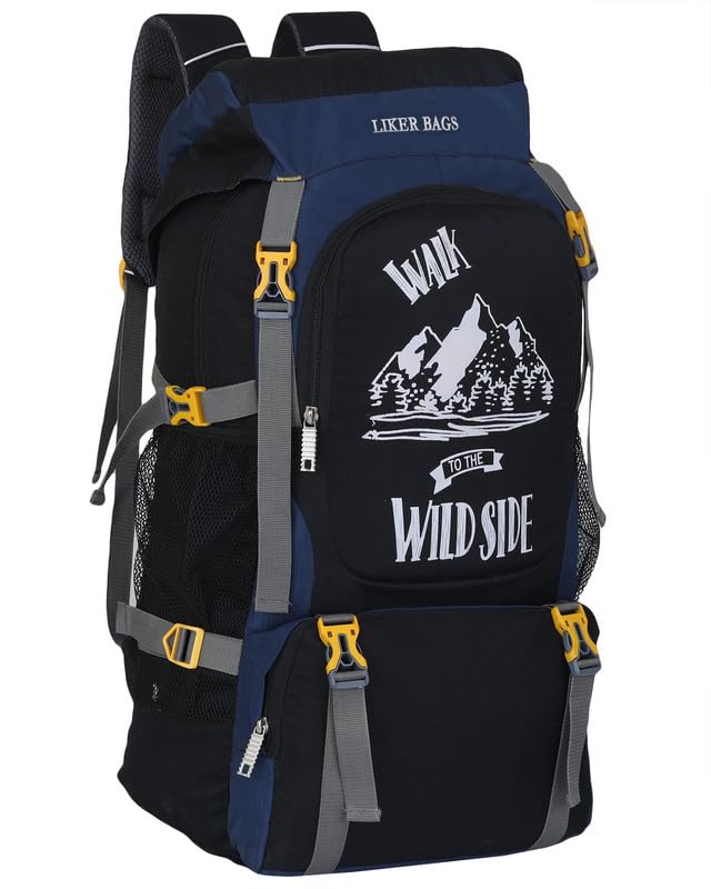 65 L TRACKING HIKING TRAVEL BAG PACK RUCKSACK HIKING WATERPROOF OUTDOOR BAG