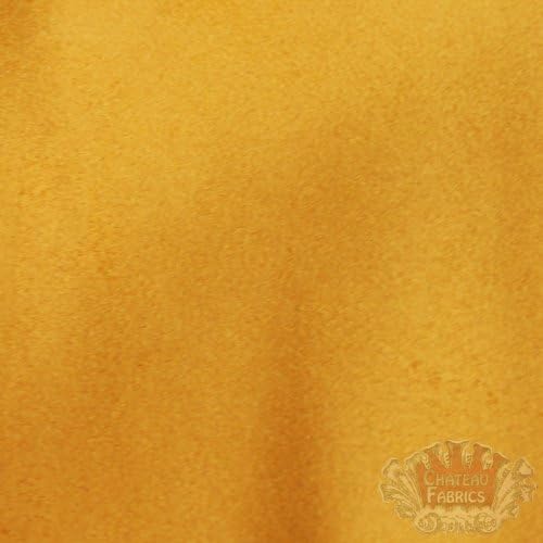 Suede Microsuede Upholstery Fabric-Canary- 58" Sold By The Yard -Passion Suede
