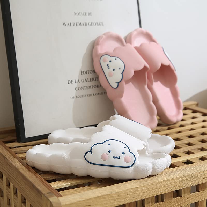 Cute Cloud Rabbit Girl Heart Slippers, Summer Soft Sole Indoor Home, Non slip Bathroom, Wear Cool Slippers Outside Shower4