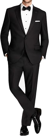Mens Slim Fit Formal, Prom, Wedding, Tuxedo Jacket and Pants Set