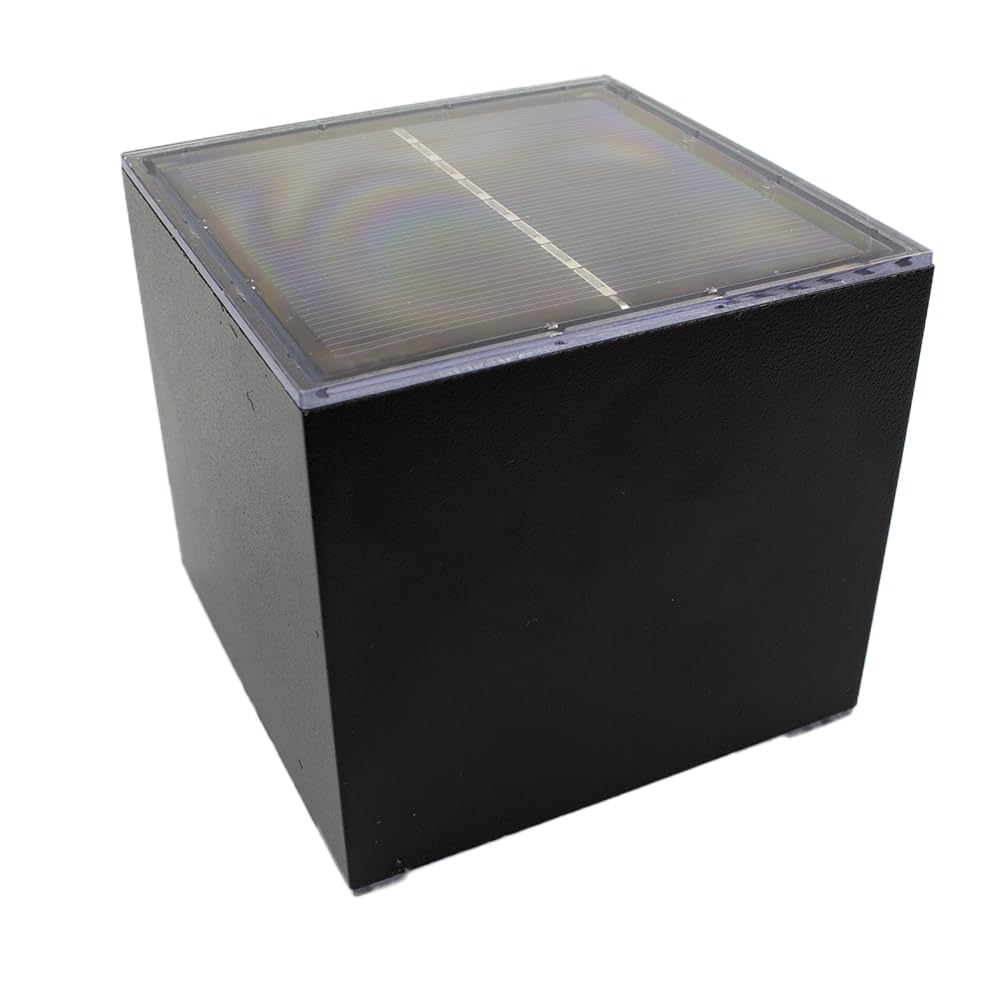 RexTech Solar Wandleuchten Sven 2er-Set, Up & Down, Rechteckig, IP54