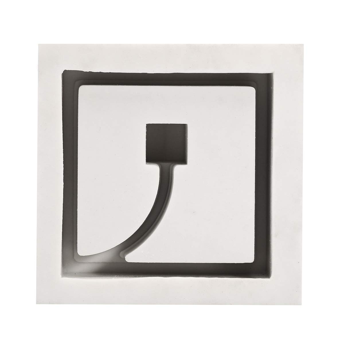 RanDal Silikonowa forma do kwiatów betonu 3D ręcznie wykonana roślina do poszukiwania DIY Candle Cement Memor