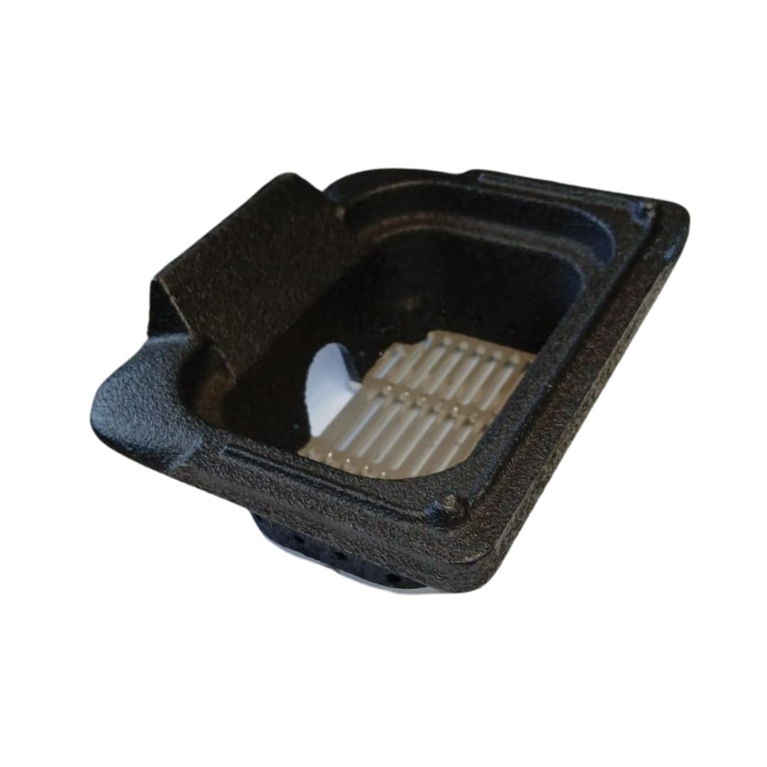 Braciere Crogiolo ORIGINALE Edilkamin Cod. R654240 Completo di Treccia e Griglia Per Stufe Alpen, Adria, Basic, Esprit, Fuji, Magic, Prestige Ricambio Ufficiale
