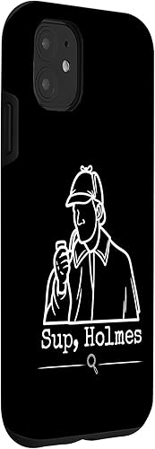Vista 3 de iPhone 11 Sup, Holmes - Divertida funda de Sherlock Holmes