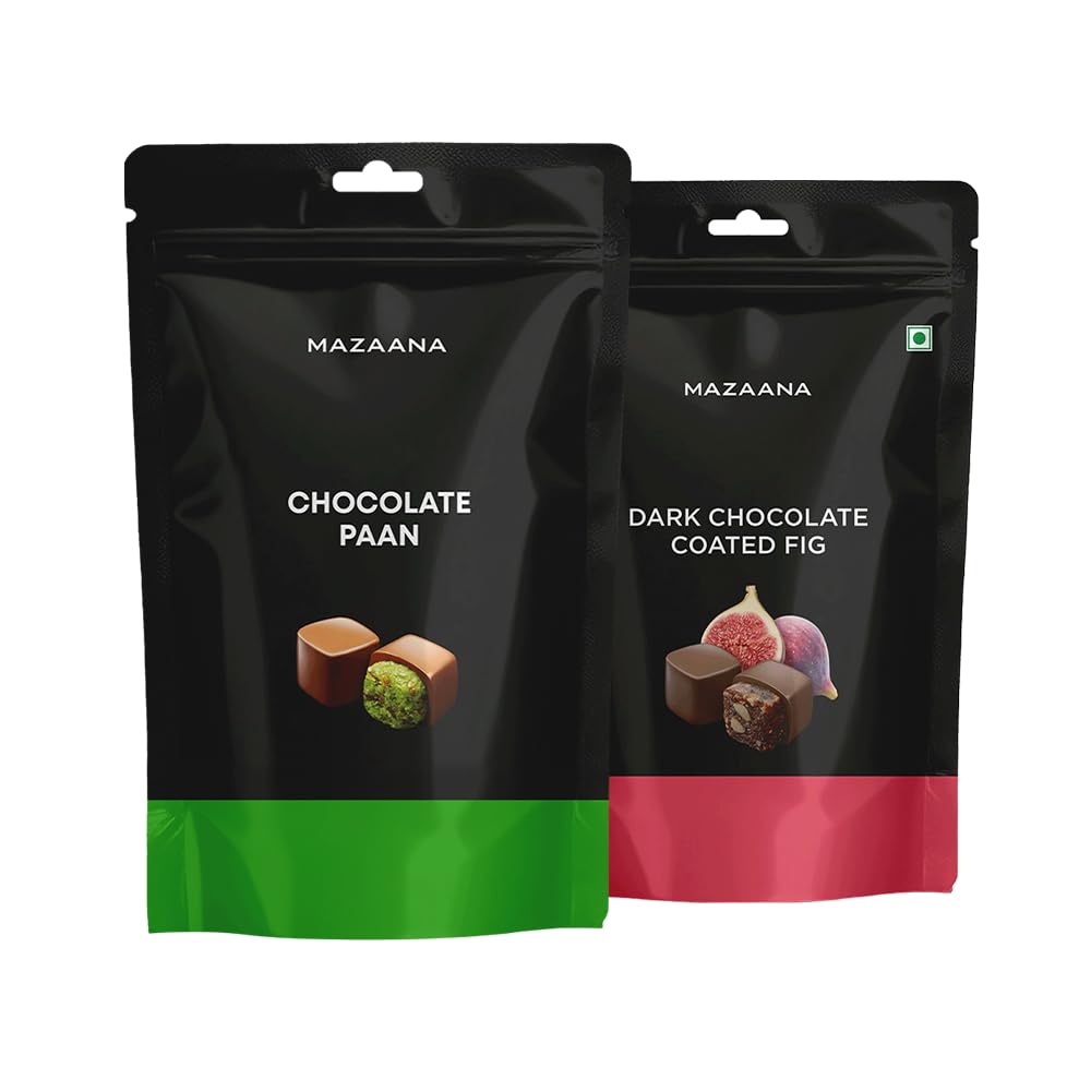 Mazaana Chocolate Paan + Fig Combo | Delicious Fusion Snack Pack | Perfect for Gifting & Everyday Indulgence | (Pack of 2)-image-19