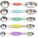 Produktbild GreeSuit Messlöffel doppelseitig Set bestehend aus 5 Messlöffeln aus Edelstahl für flüssige und trockene Zutaten, Kochen und Backen (Multi)
