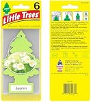 LITTLE TREES Car Air Freshener | Hanging Tree Provides Long Lasting Scent for Auto and Home | Jasmine, 24 Air Fresheners