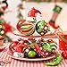 Valery Madelyn Christmas Ornaments Set, 70ct Elf Red Green White Shatterproof Christmas Tree Decorations Ball Ornaments Bulk, Variety Decorative Hanging Ornaments for Xmas Trees Holiday Party Decor