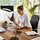 Ergonomisches Lendenkissen – orthopädische Rückenstütze aus Memory-Schaum – für Bürostuhl, Auto und Zuhause, atmungsaktiv und waschbar