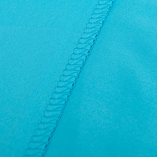 Image of NTBAY 2 Pack Toddler Pillows with Pillowcases, Soft Cotton Down Alternative 13x18 with Microfiber Zippered Pillowcases for Sleeping in Crib Bed - Machine Washable - Breathable Travel Pillow, Blue