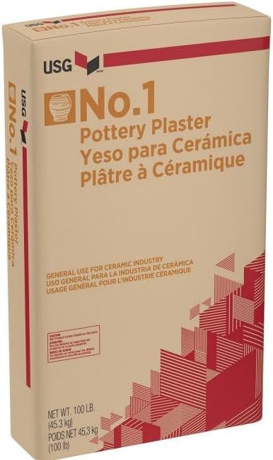 No. 1 Pottery Plaster for Ceramicware, Sanitaryware, Dinnerware, Fine China, 50 lb