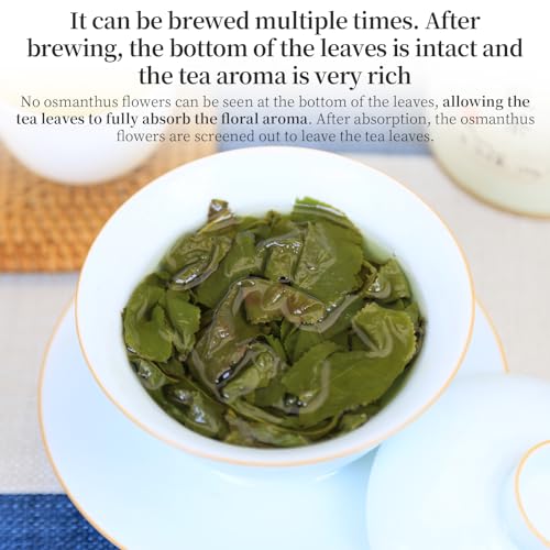 image for XIXICHA Osmanthus Oolong Tea Taiwan Tea Oolong Tea Loose Leaf Osmanthu