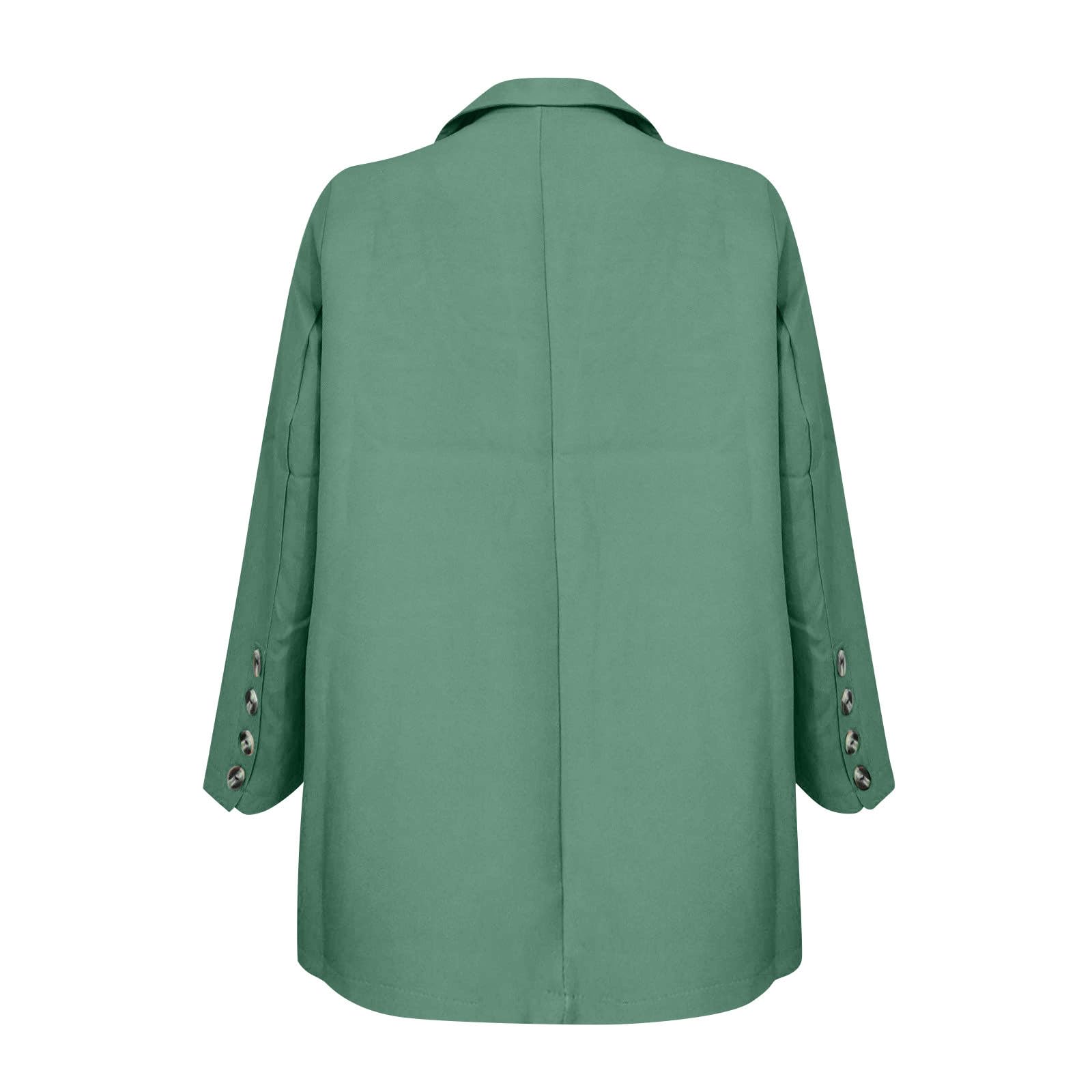AACH Ensemble blazer élégant pour femme - Couleur unie - 2 pièces - Pantalon d'affaires moderne - Coupe ajustée - Tenue sportive - Tenue de bureau - Veste de costume d'été - Combinaison de loisirs