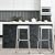 DICOFUN 10-Sheet Black Slate Thick PVC Peel and Stick Backsplash Wall Tiles, 12"x12" Self Adhesive Subway Tile for Kitchen and Bathroom Backsplash