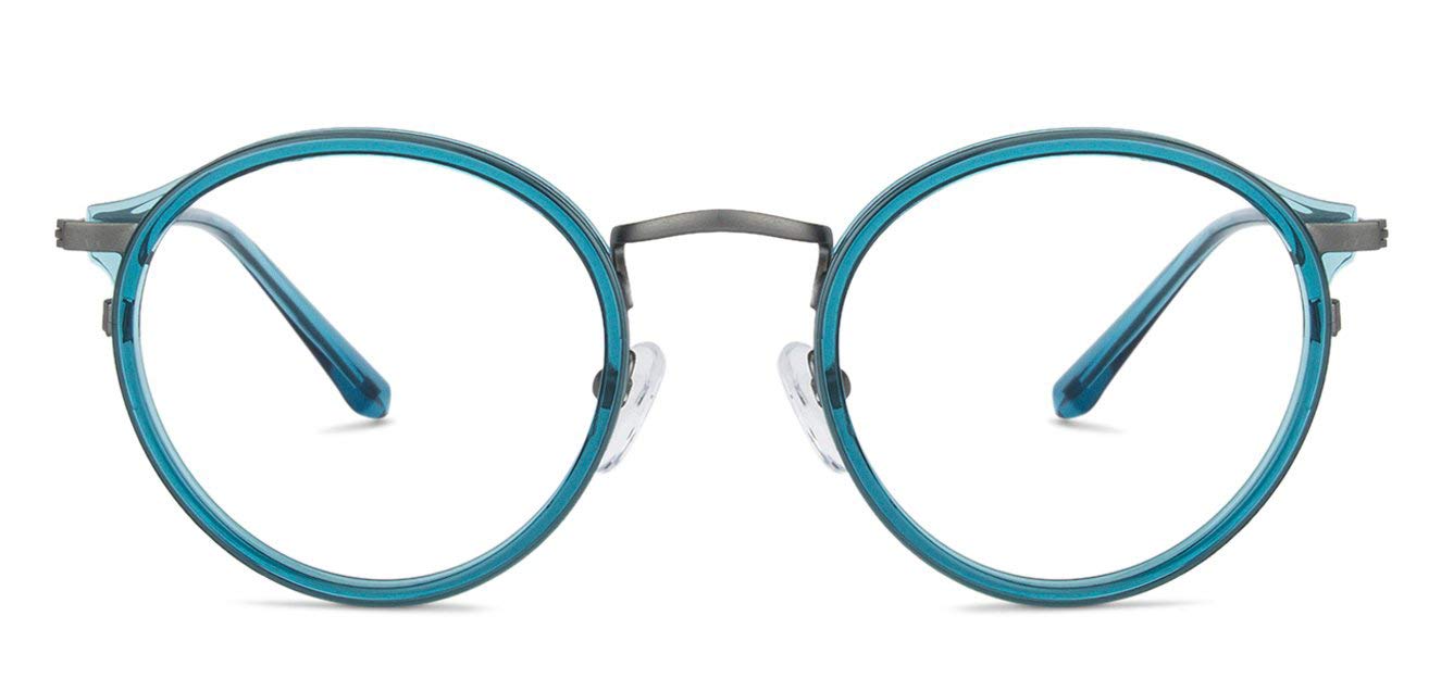 Lenskart Blu | Zero Power Blue Cut & Antiglare Computer Eyeglasses | Round For Men & Women