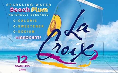 Image of La Croix Sparkling Water, Beach Plum, 12 Fl Oz (pack of 12)