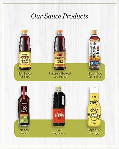 Sempio Kids Soy Sauce Low Sodium for Soup – Mild Baby & Toddler Seasoning, 50% Less Salt, Onion & Kelp Infused - Gluten Free, Non-GMO, Vegan - Crafted in Korea (6.7 fl oz/200 mL)