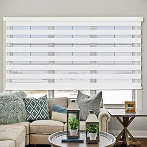 ZOKSUN Cordless Zebra Blinds for Windows, 72