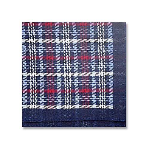 Pure Cotton Men's Soft Handkerchiefs Assorted Color Pack of 6 Gift Set by Zenssia - Thumbnail 5
