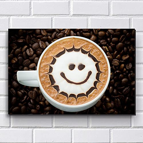 Kit com 4 Placas em MDF - Café - R+ Adesivos