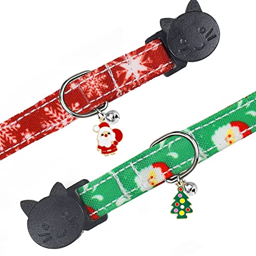 Collares de Navidad para gatos con cierre seguro que evitan rozaduras 5