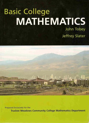 Basic College Mathematics (Truckee Meadows Comm... 053694816X Book Cover