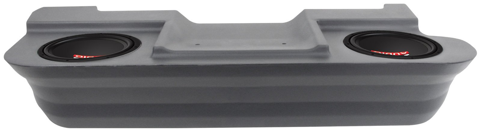 AMPLIFIED MTX Thunderform Custom Subwoofer Enclosure for Dodge RAM CLUB / EXTRA Cab 1994-2001 Loaded w 2 10" MTX Sub (CHARCOAL)