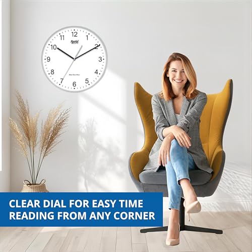 Image of Ajanta Wall Clock - Home Decore Series Clocks - 1187 - Grey