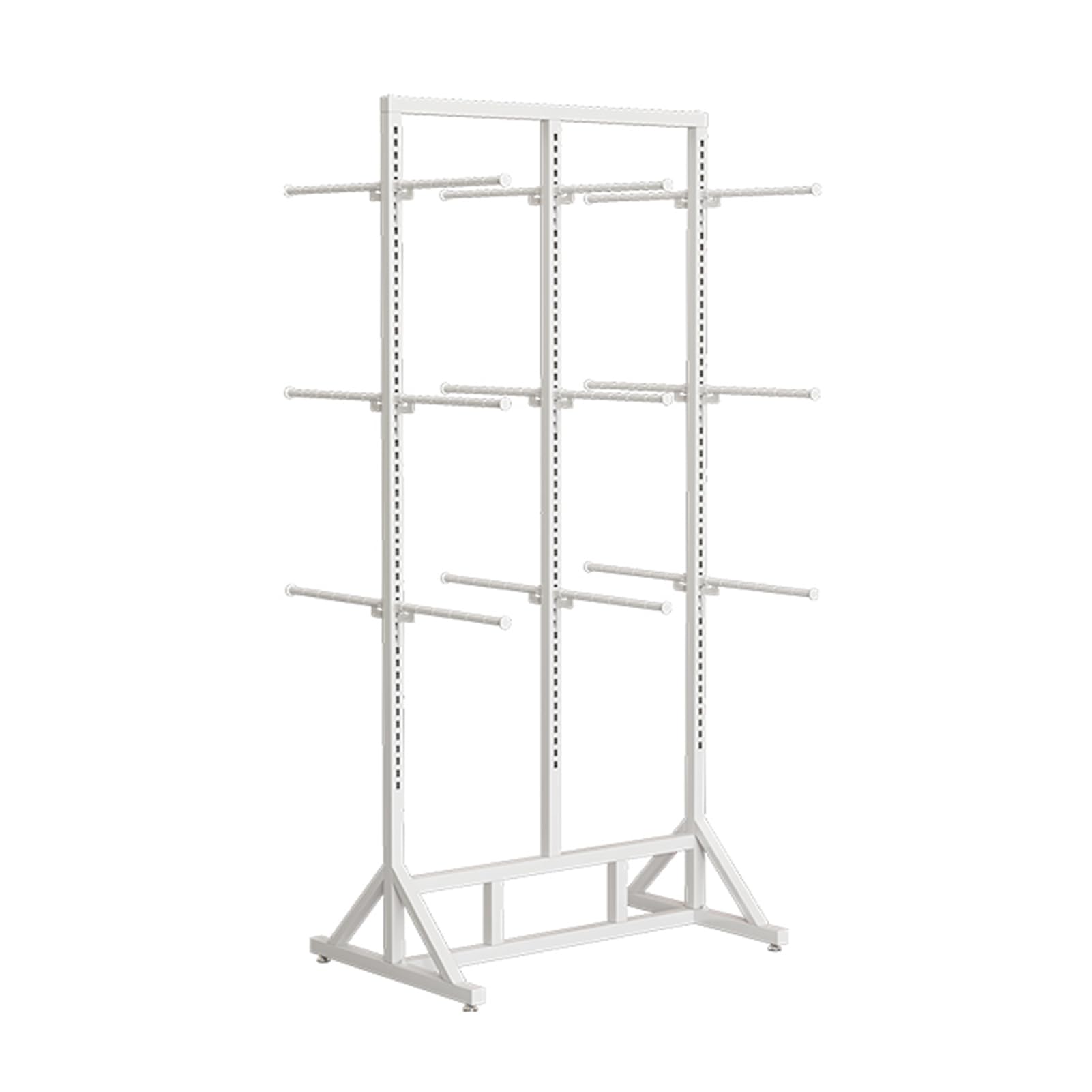 DETMOL Standing racks for underwear, scarf storage racks for clothing stores, display stands for briefs, shorts, bras, hijabs and silk scarves in retail.
