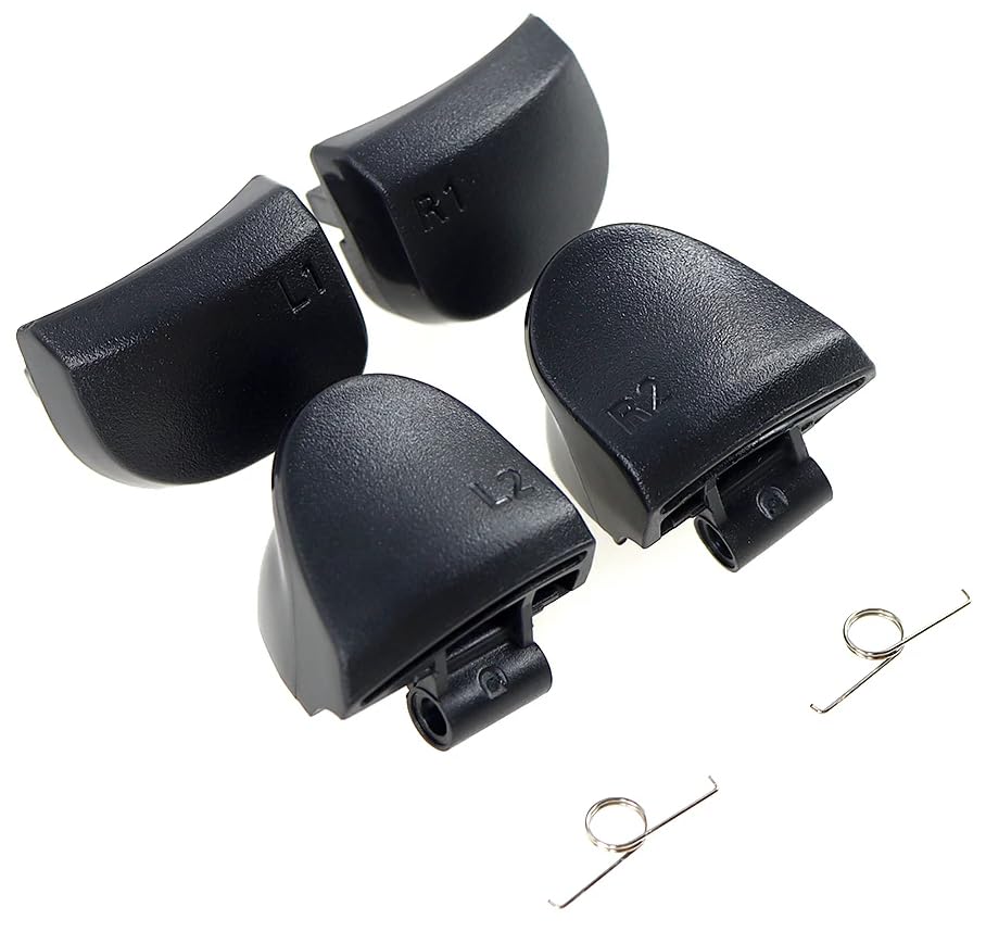TCOS TECH PS5 Controller Trigger Buttons L1 L2 R1 R2 Shoulder Buttons & Springs Replacement Parts for PS5 Controller V3 PlayStation 5 Controller V3 BDM-030 Toy Review India (Iknoor World )
