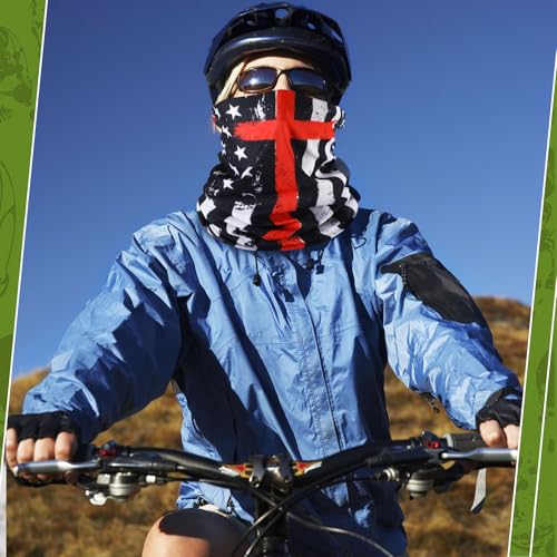 Image of Bonuci 100 Pcs Neck Gaiter Bulk Seamless Neck Gaiter Face Coverings Breathable Elastic Headwear Bandana for Women Men