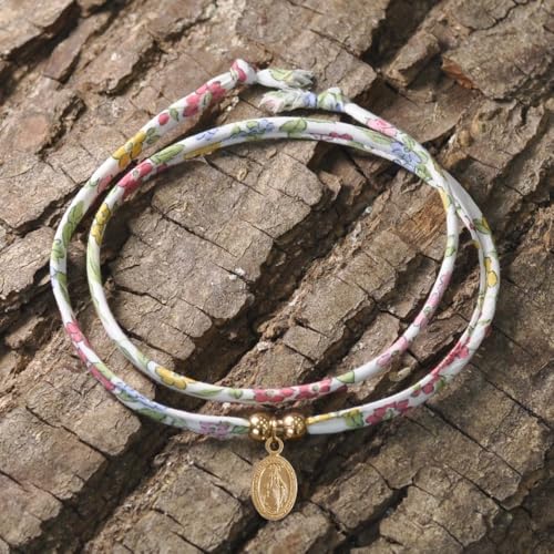 Bracelet médaille Vierge Miraculeuse parfait pour vos tenues d'été - 5
