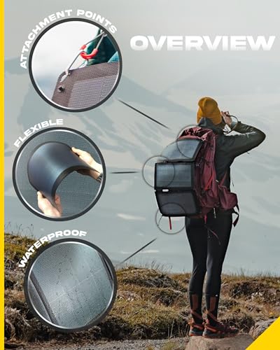 Outdoor Solar Charger, Flexible Solar Panel - Image 2