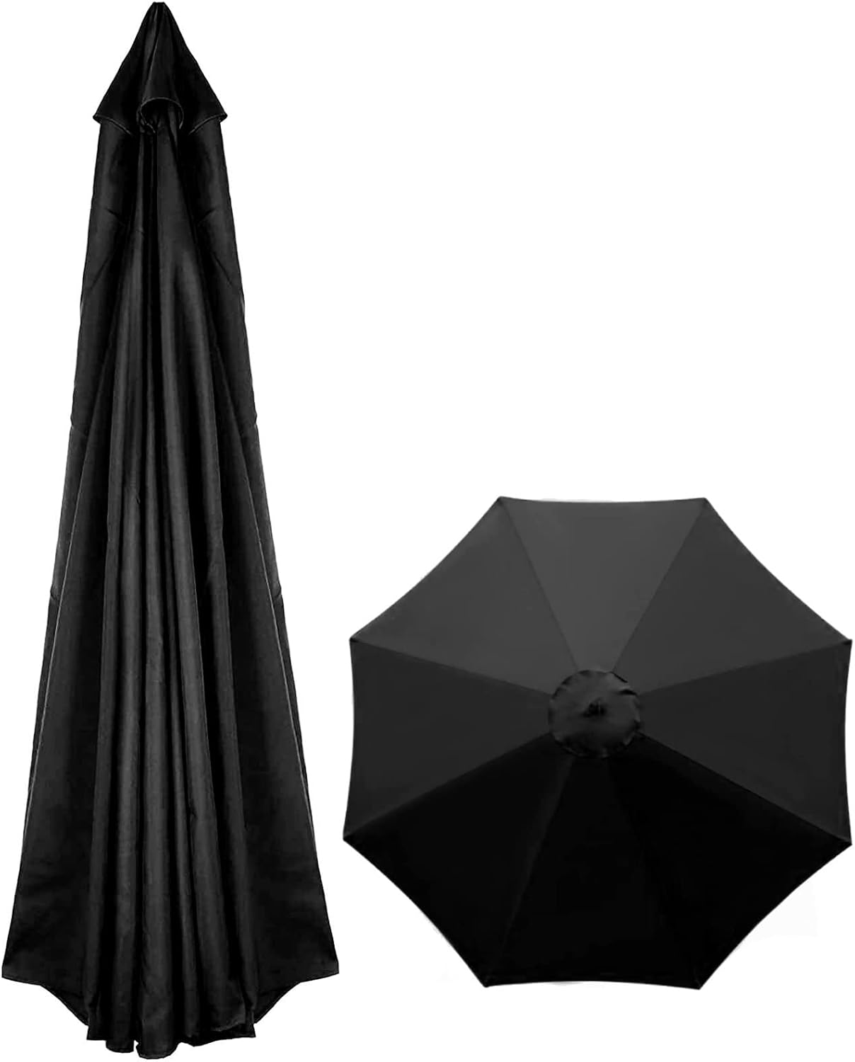 Patio Umbrella Replacement Canopy Square Cantilever Top Cover Outdoor,Patio Umbrella Replacement Canopy 3m UV Protection Polyester Fabric 12 Ribs Outdoor Table Umbrella Sun Shade Cover Paras