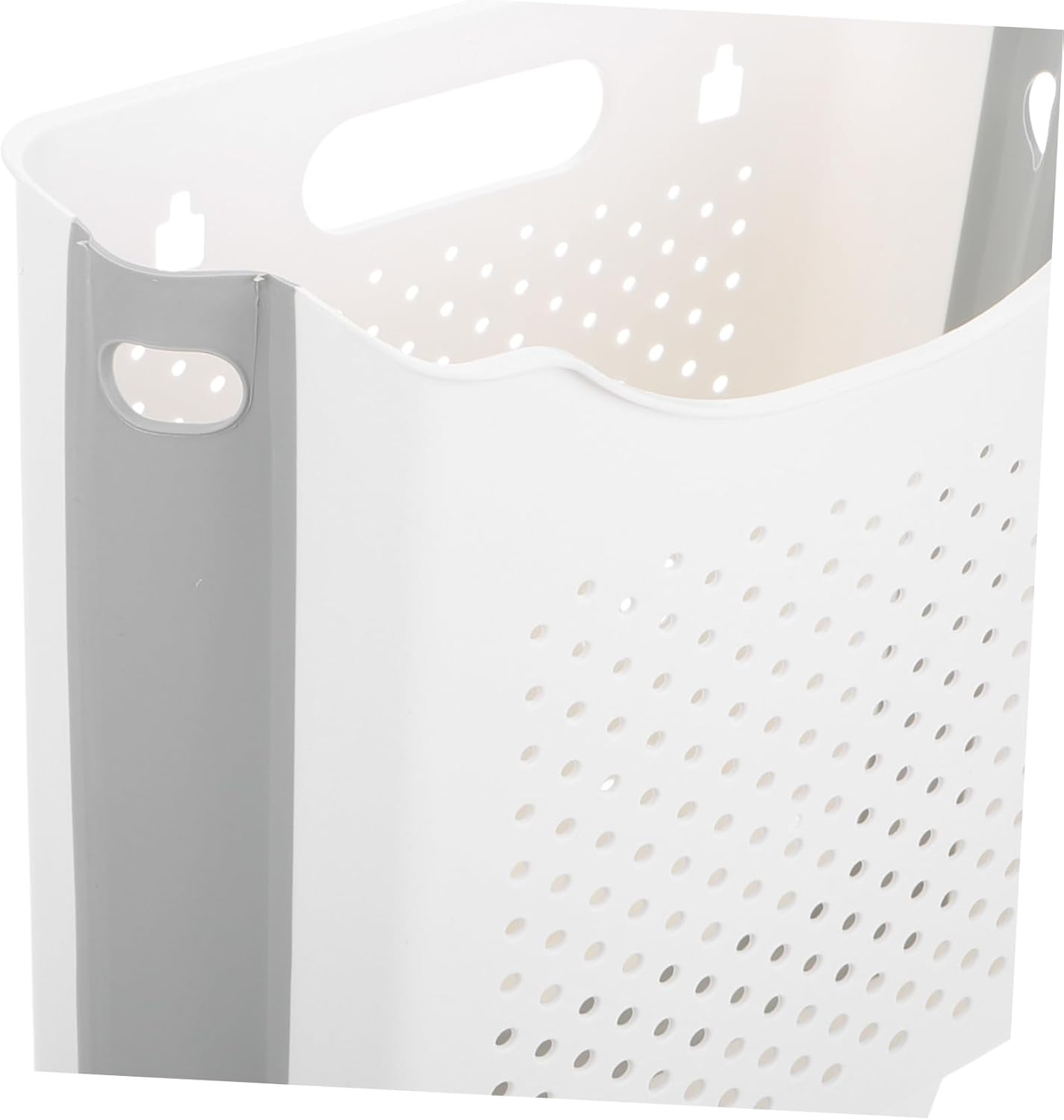 Wall Mounted Foldable Laundry Basket Space Saving Collapsible Hanging Hamper for Dirty Clothes Multifunctional Storage Container for Bathroom and Washroom Organization