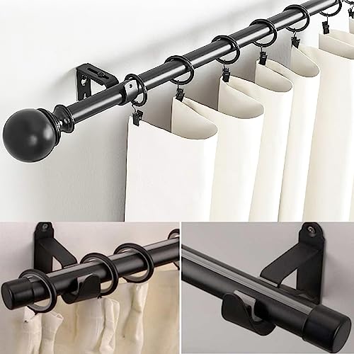 2 Pezzi Supporto Staffa Tende in Metallo